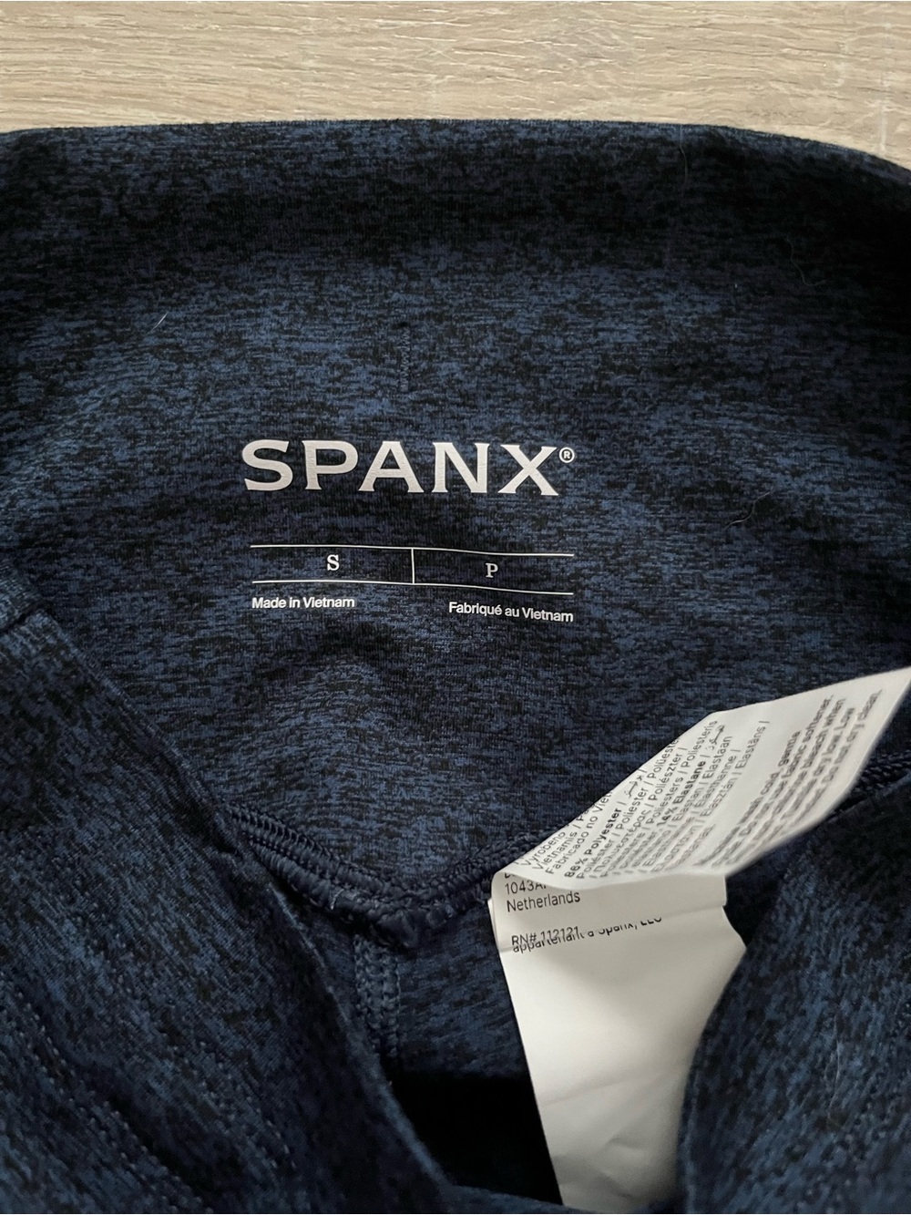 NWT SPANX Women’s Super Smooth Soft Stretch Leggings Heather Blue - Size Small - Picture 5 of 7